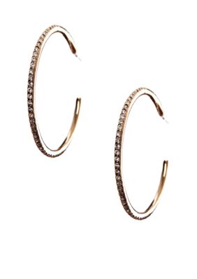 Lauren Ralph Lauren Cubic Zirconia Hoop Clip Earrings