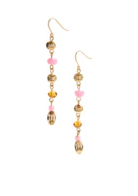 Lauren Ralph Lauren Multi Bead Linear Earrings