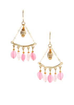 Lauren Ralph Lauren Multi Bead Chandelier Earrings