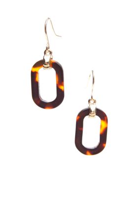 Lauren Ralph Lauren Tortoise Drop Earrings