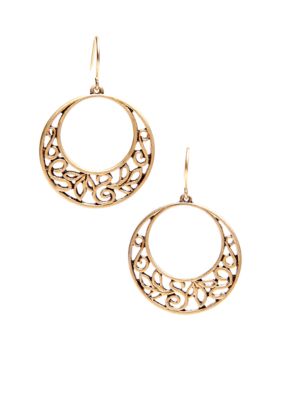 Lauren Ralph Lauren Gold-Tone Gypsy Hoop Earrings