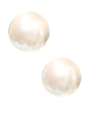 Lauren Ralph Lauren White Pearl Stud Earrings