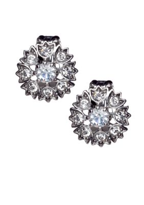 Lauren Ralph Lauren Pave Clip Earrings