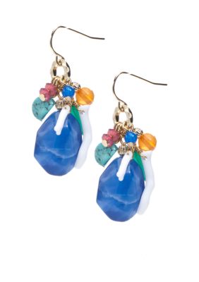 Lauren Ralph Lauren Multi-Bead Cluster Earrings