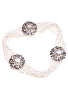 Lauren Ralph Lauren Seed Pearl Stretch Bracelet
