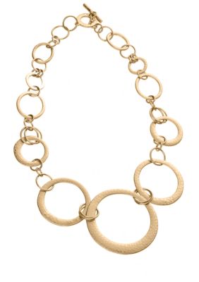 Lauren Ralph Lauren Hammered Ring Necklace