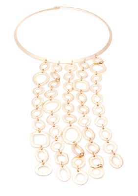 Lauren Ralph Lauren Metal Collar With Linear Links Necklace