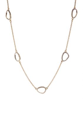 Lauren Ralph Lauren Pave Illusion Necklace