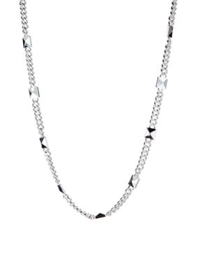 Lauren Ralph Lauren Pyramid Stud Bar Stations Necklace