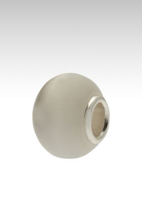 Belk Silverworks White Cat Eye Glass Originality Bead