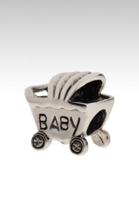 Belk Silverworks Baby Carriage Originality Bead