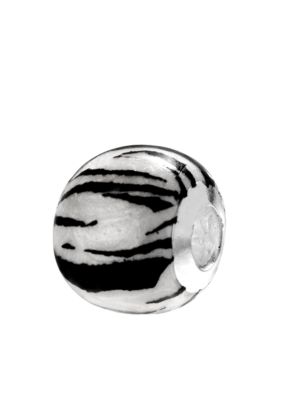 Belk Silverworks Zebra Print Originality Bead