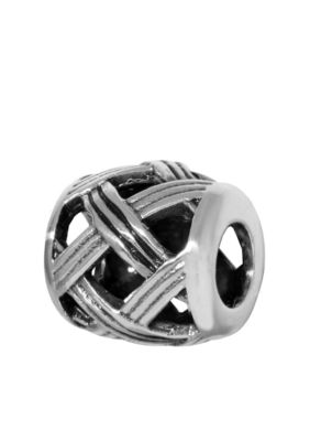 Belk Silverworks Open Basket Weave Originality Bead