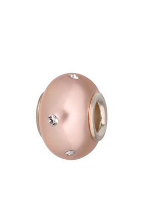 Belk Silverworks Pink Pearly Crystal Originality Bead