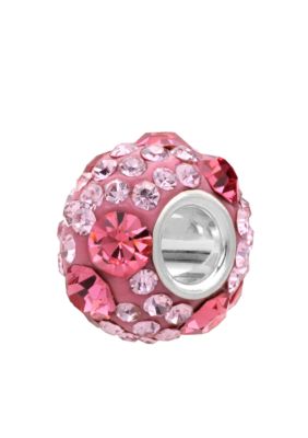 Belk Silverworks Pink Crystal Originality Bead