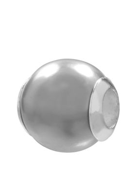 Belk Silverworks Grey Glass Pearl Originality Bead