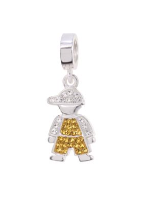 Belk Silverworks November Boy Originality Bead Charm