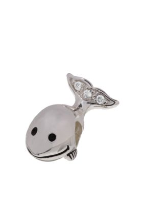 Belk Silverworks CZ Whale Originality Bead