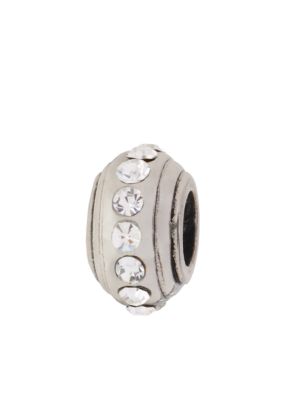 Belk Silverworks Clear Crystal Stopper Originality Bead