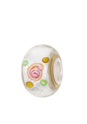 Belk Silverworks Foil Flower Glass Originality Bead