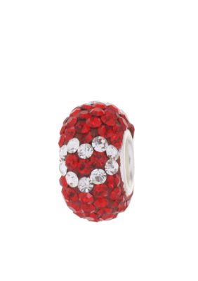 Belk Silverworks Red Heart Crystal Originality Bead