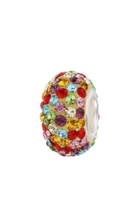 Belk Silverworks Multi Color Crystal Originality Bead