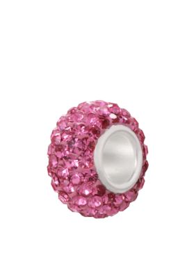 Belk Silverworks Pink Crystal Originality Bead