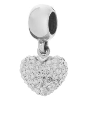 Belk Silverworks Crystal Heart Originality Bead