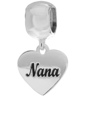 Belk Silverworks Nana Heart Dangling Originality Bead