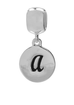 Belk Silverworks Round Disc Drop Initial 