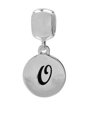 Belk Silverworks Round Disc Drop Initial 