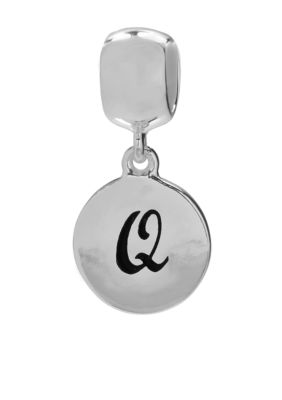 Belk Silverworks Round Disc Drop Initial 