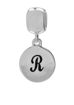Belk Silverworks Round Disc Drop Initial 