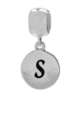 Belk Silverworks Round Disc Drop Initial 