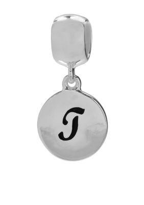 Belk Silverworks Round Disc Drop Initial 