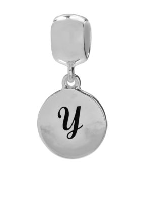 Belk Silverworks Round Disc Drop Initial 