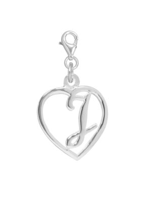 Belk Silverworks Heart Initial J Charm