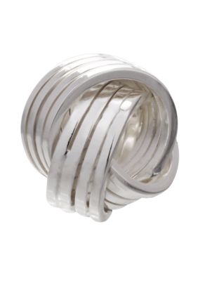 Belk Silverworks Striped Love Knot Originality Bead