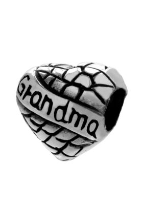 Belk Silverworks Grandma Heart Originality Bead