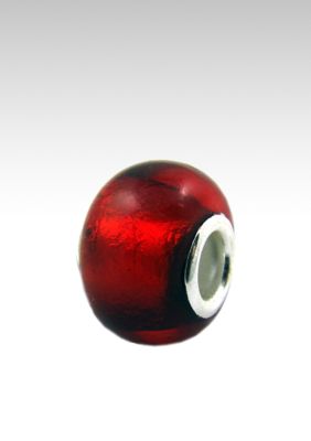 Belk Silverworks Red Glass Originality Bead