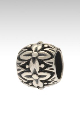 Belk Silverworks Flower Pattern Originality Bead