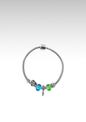 Belk Silverworks Faith Theme 5 Charm Originality Bead Bracelet