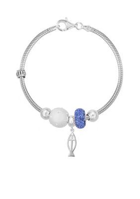 Belk Silverworks Inspirational Originality Bead Bracelet Set