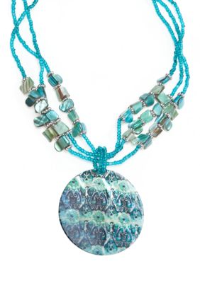 Kim Rogers Ikat Collection Necklace