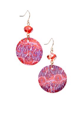 Kim Rogers Ikat Collection Earrings