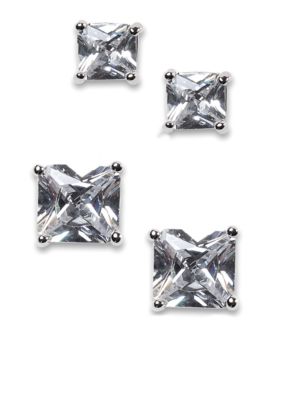 New Directions Square Stud Duo Earring Set
