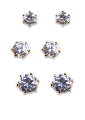 New Directions Round Trio Earring Set