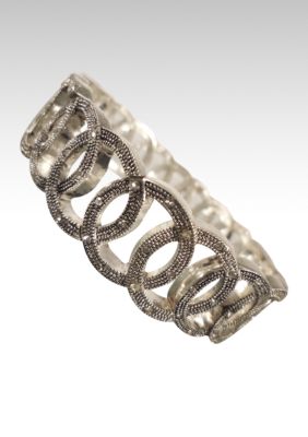Etienne Aigner Small Crystal Pave Ring Bracelet