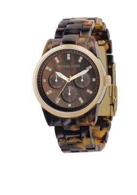 Michael Kors Women's Acrylic Tortoise Shell Bracelet