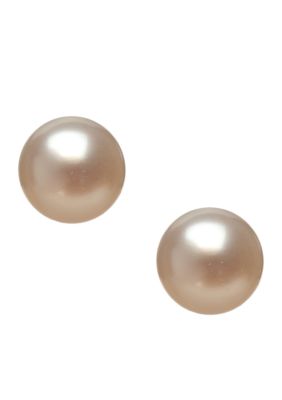 Belk Silverworks Pearl Stud Earrings